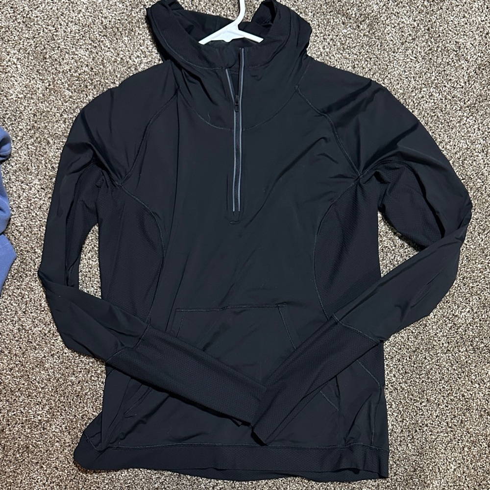 Lululemon Athletica Black Quarter-Zip Pullover